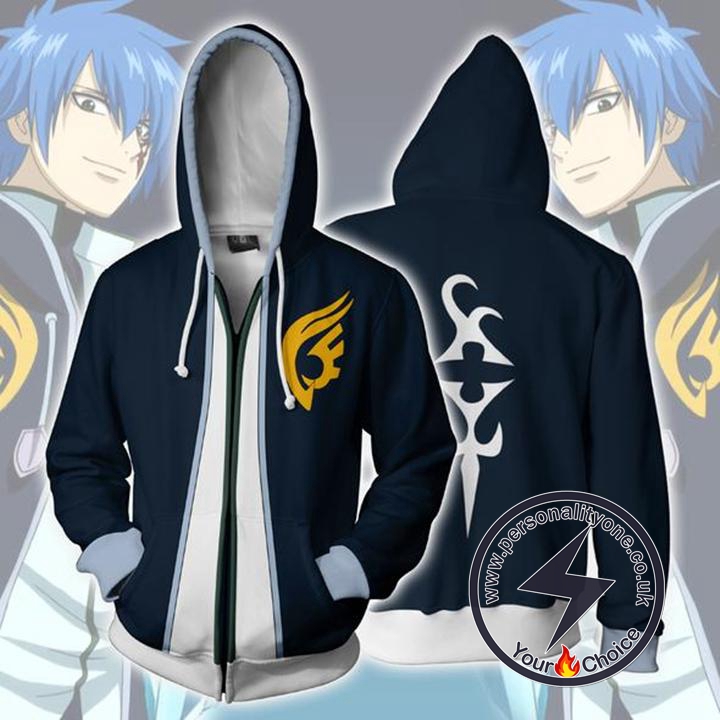 Fairy Tail Hoodies - Fairy Tail Jellal Fernandes Zip Up Hoodie Jacket